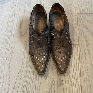 BCBG Embellished Western Style Booties